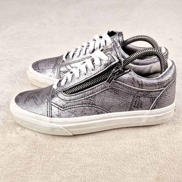 Vans Metallic Snake Womens US 8 Men’s 6.5 721278 Low top Good Condition Rare - Picture 1 of 10